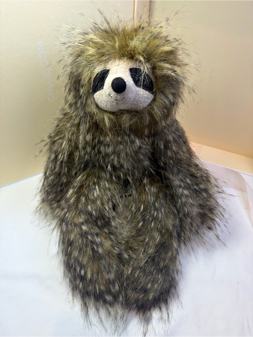 Jellycat Brown & Cream Fuzzy Sloth Plush
